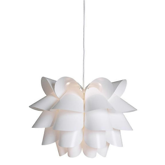 Lotus Shape Lamp Unique Ceiling Lighting For Bedroom Indoor PP 1Set