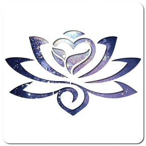 Lotus Stencil Template 11.8x11.8 Inch Large Flower Reusable Square Plastic Stencils Sign Home Decor for Painting on Wood Wall Scrapbook Card Floor and Tile Drawing White DIY