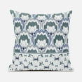 thumbnail image 1 of Lotus Indoor/Outdoor Pillow with Removable Cover in White Gray Blue18x18, 1 of 5