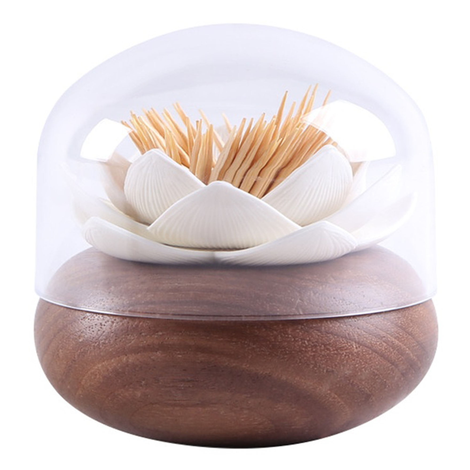 Lotus Toothpick Holder Cotton Swab Holder Toothpick Case Toothpicks Organizer Bathroom