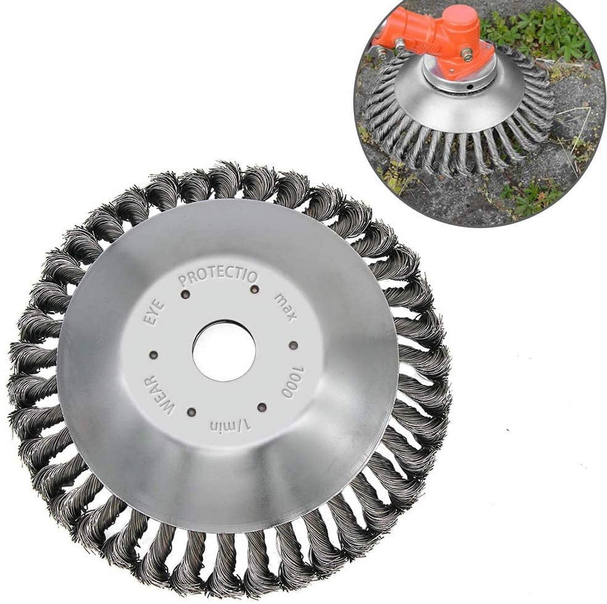 Lotus Ultra Edge Cutting Highly Efficient Grass Weed Cutter Twisted 6” Disc Wheel for Garden, Park, Sidewalk