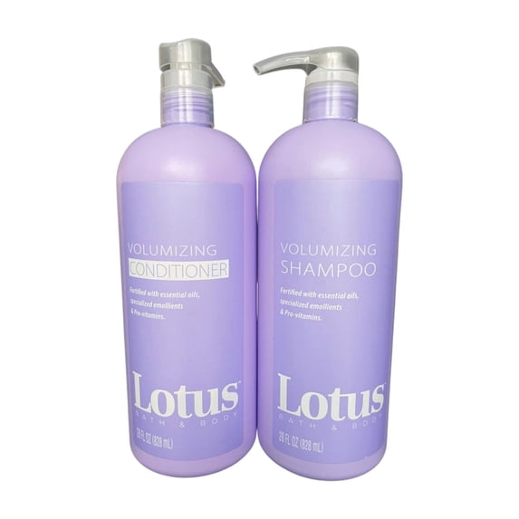 Lotus Volumizing and Moisturizing Shampoo Pack of 2 - 28 FL OZ (828 ml) each