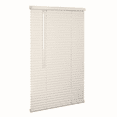 thumbnail image 1 of Lotus & Windoware Cordless 1" Aluminum Light Filtering Horizontal Mini Blind, 43" W x 72" L, Alabaster, Smooth, 1 of 6