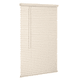 thumbnail image 1 of Lotus & Windoware Cordless 1" Vinyl Plus Light Filtering Horizontal Mini Blind, 46" W x 48" L, Alabaster, Smooth, 1 of 7