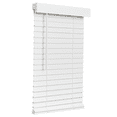 thumbnail image 1 of Lotus & Windoware Cordless Faux Wood Blind, Smooth, Bright White, Privacy Slats, Blinds for Indoor Windows, 24" Wide x 60" Long, 1 of 6