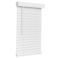thumbnail image 1 of Lotus & Windoware Cordless Faux Wood Blind, Smooth, Bright White, Privacy Slats, Blinds for Indoor Windows, 45" Wide x 60" Long, 1 of 6