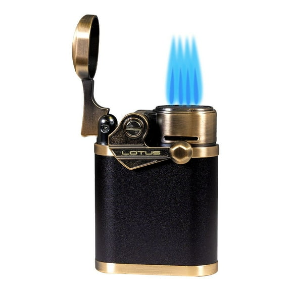 Lotus Winston Quad Torch Table Lighter - Gunmetal