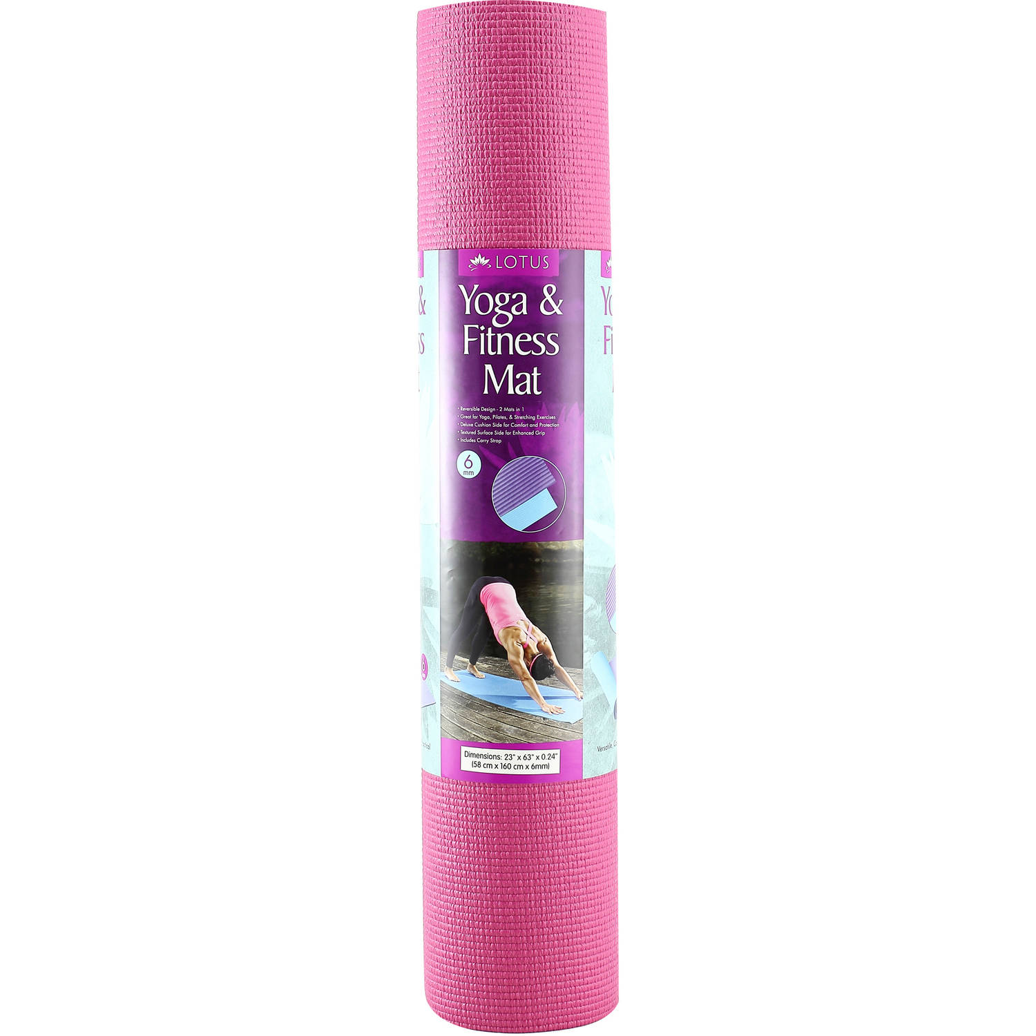 Lotus Yoga And Fitness Mat - image 1 of 3