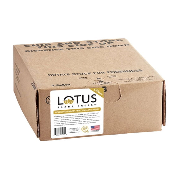 Lotus Zero Sugar Gold Plant Power Concentrate Bag-in-Box cs 1/3 gal