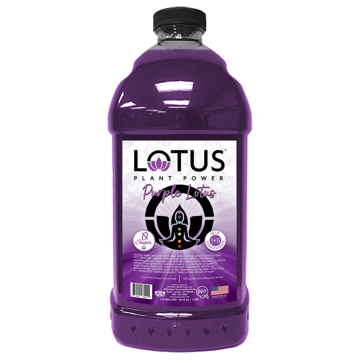 Lotus Zero Sugar Purple Plant Power Concentrate cs 6/64 oz