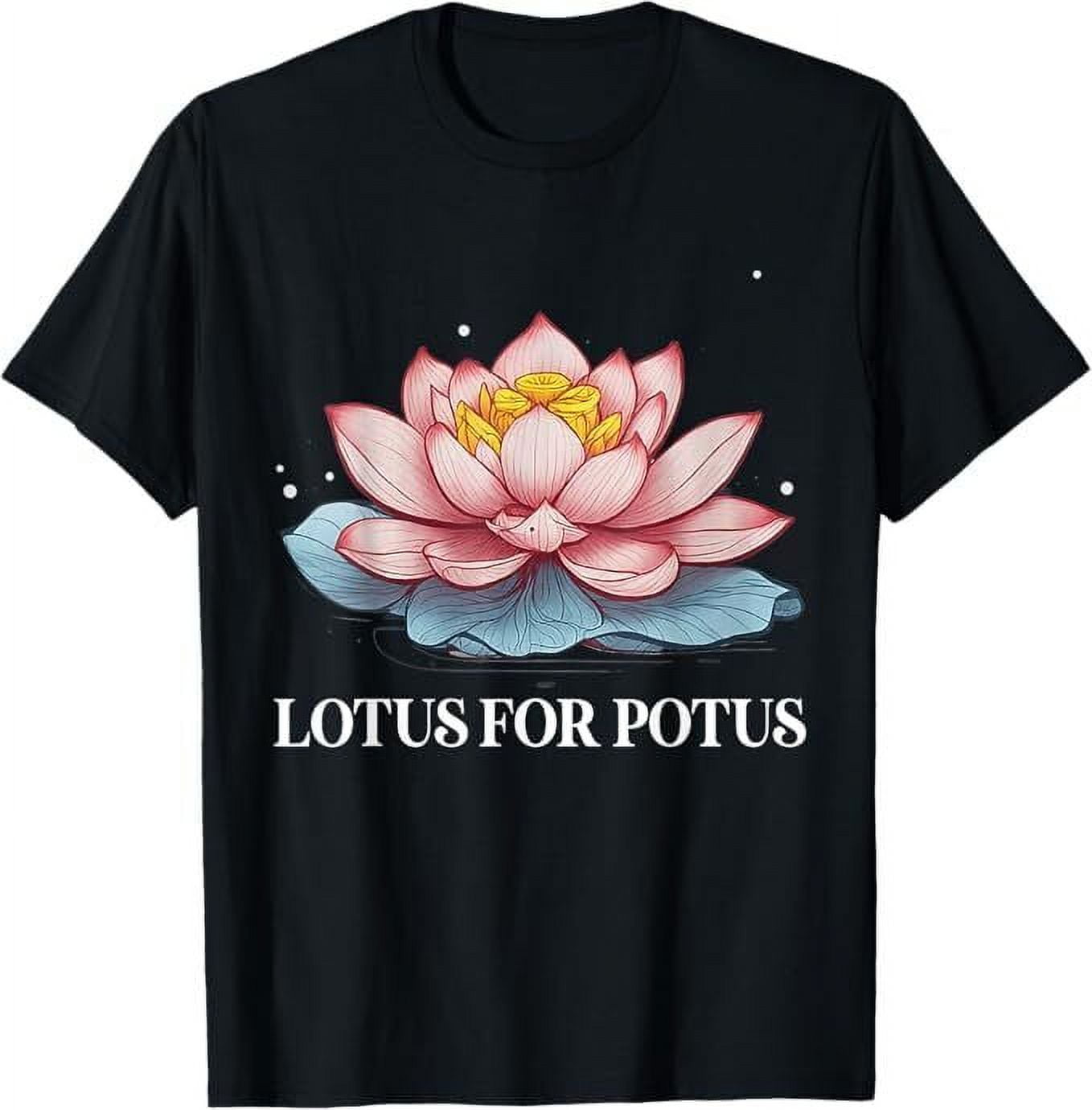 Lotus for Potus Kamala Harris President Campaign 2024 Unisex TShirt