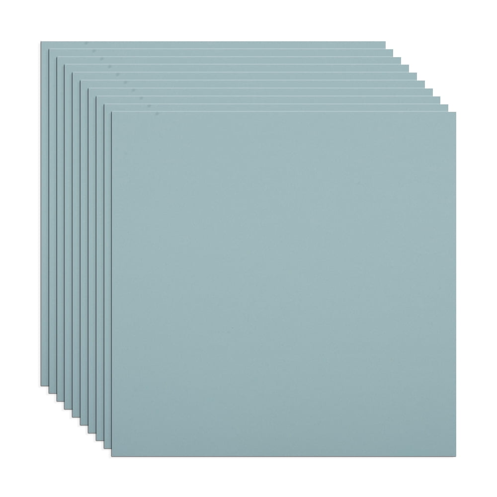 LotusDek 10 Pack of 10 Inch Squares GD150 3mm - 10"x10" High Density Foam 130 kg/m3 for Cosplay, Costumes, Crafts - Aqua
