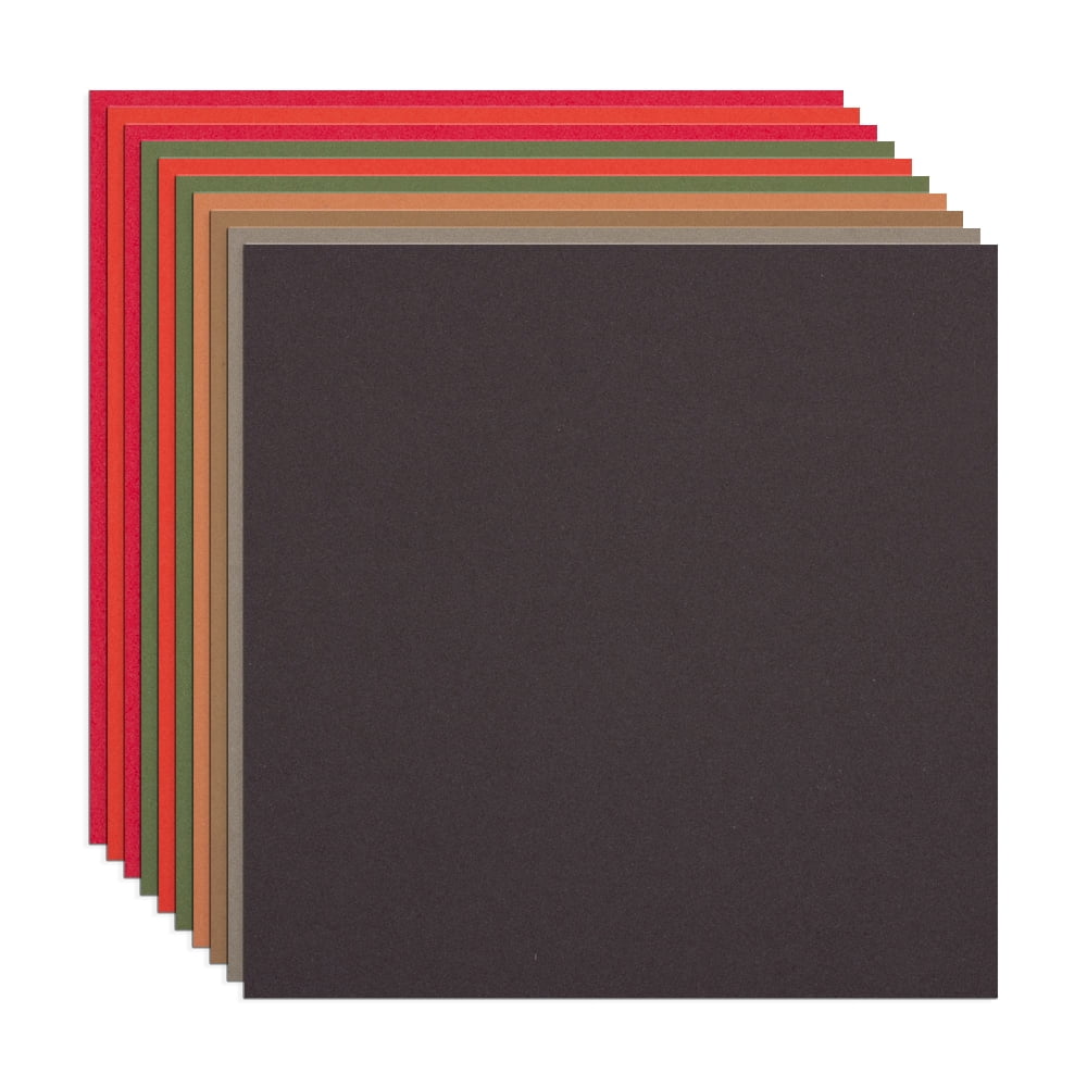 LotusDek 10 Pack of 10 Inch Squares GD150 3mm  - 10"x10" High Density Foam 130 kg/m3 for Cosplay, Costumes, Crafts - Warm Color Mix