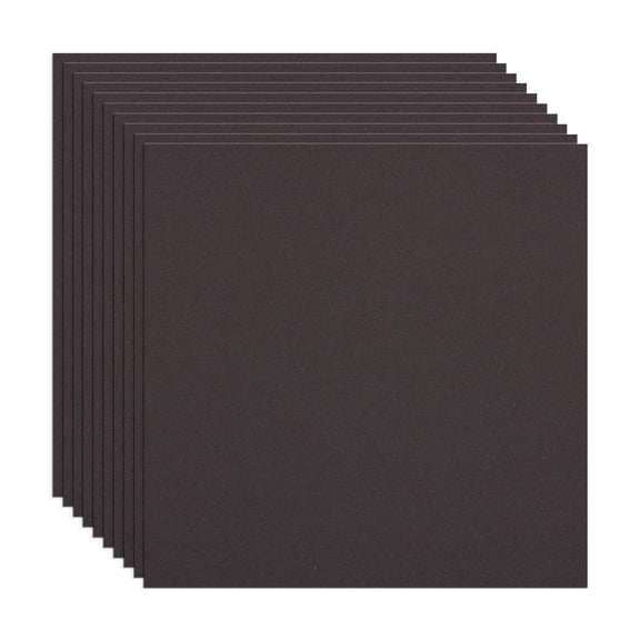 Lotus Foam 10 Pack of 12 Inch Squares GD150 3mm - 12"x12" High Density Foam 130 kg/m3 for Cosplay, Costumes, Crafts - Chocolate