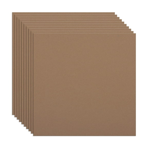 Lotus Foam 10 Pack of 12 Inch Squares GD150 3mm - 12"x12" High Density Foam 130 kg/m3 for Cosplay, Costumes, Crafts - Pecan