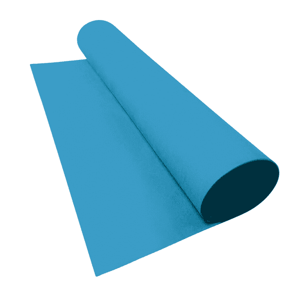 LotusFoam Large 3mm EVA Foam Sheet - 22"x 42" High Density Foam 130 kg/m3 for Cosplay, Costumes, Crafts,  Flooring, Outdoor Use - 35 Colors (Bright Blue)