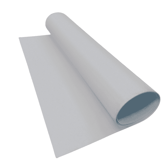 LotusFoam Large 3mm EVA Foam Sheet - 44"x 85" High Density Foam 130 kg/m3 for Cosplay, Costumes, Crafts, Flooring, Outdoor Use - 35 Colors (Silver Grey)