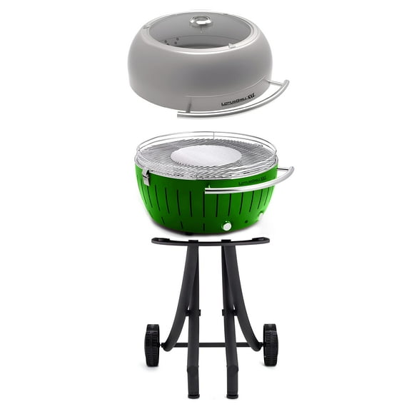 LotusGrill Outdoor Dining Charcoal Smokeless Barbecue Grill