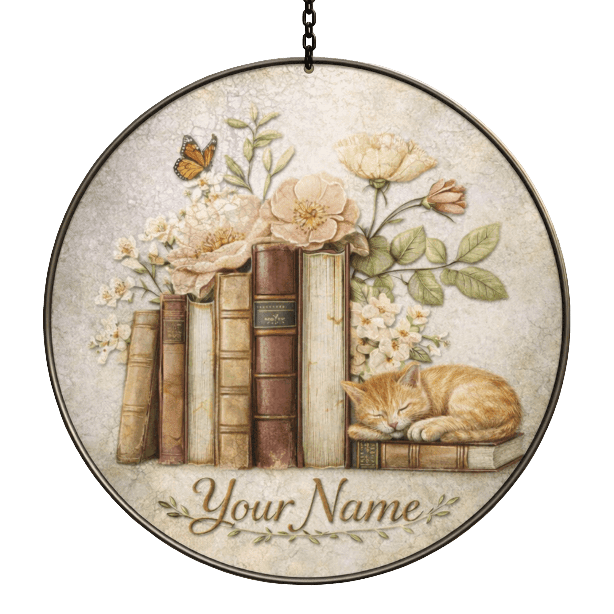 Lotusprint LLC 2D Print Books Vintage Colorful Custom Shape Window ...