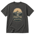 thumbnail image 1 of Lotusprint LLC Mountain Faith Christian Classic Unisex T-Shirt Comfort, Vintage Scenic Religious Tee, 1 of 5