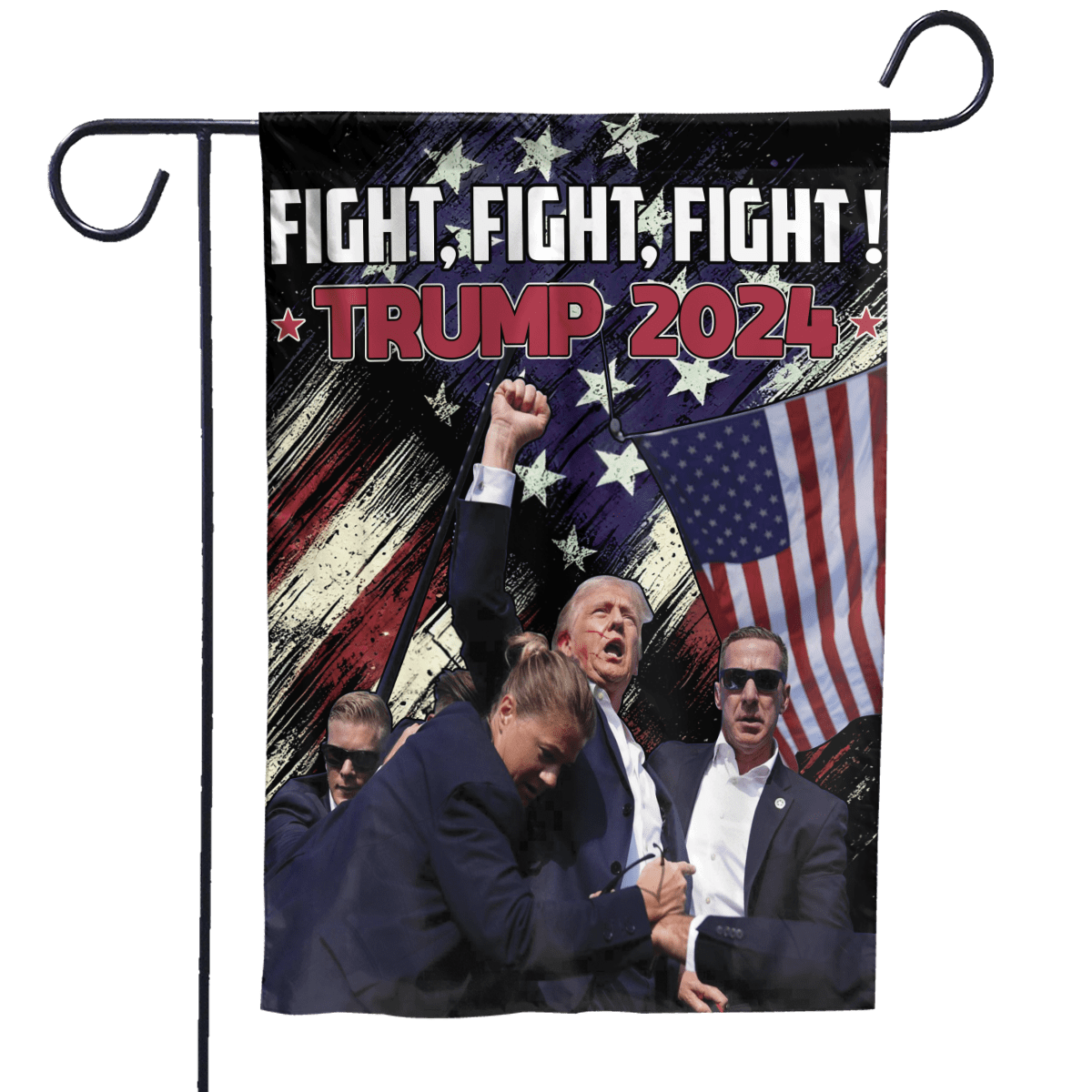 Lotusprinthandmade 14th July Legend US 100% Polyester Garden Flag