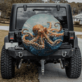 thumbnail image 1 of Lotusprinthandmade Abstract Octopus Ocean Underwater Spare Tire Cover Without Backup Camera Hole 6 Sizes (27 in.), 1 of 7