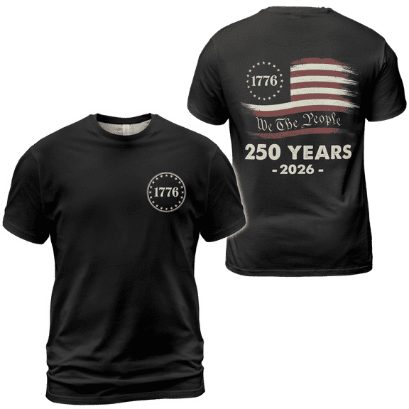 Lotusprinthandmade 250th America Anniversary All-over Print Unisex T-shirt 3D S-5XL (S)