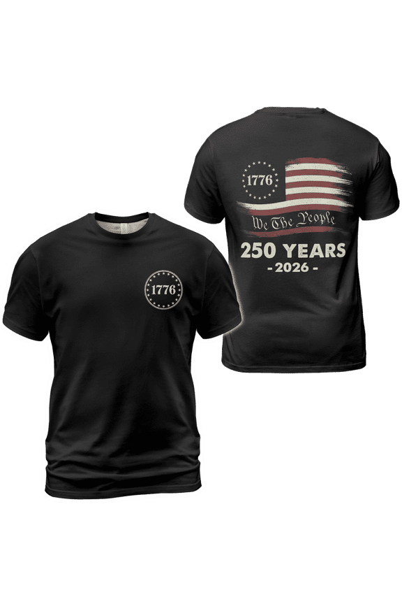 250th America Anniversary All-over Print Unisex T-shirt 3D S-5XL (S)