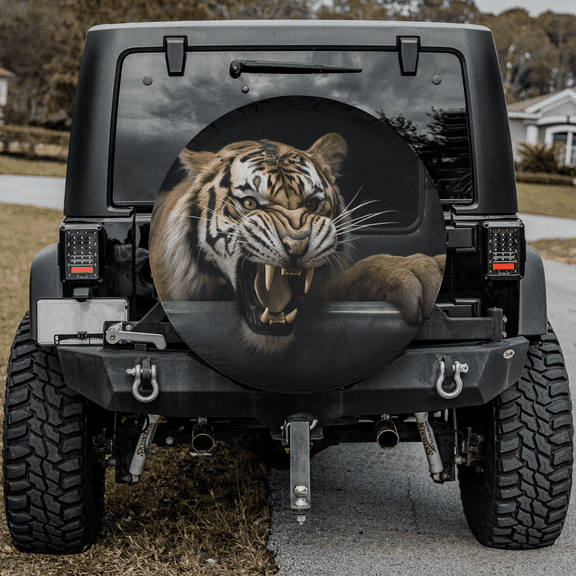 Lotusprinthandmade Animal Lovers Spare Tire Cover Without Backup Camera Hole