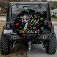 thumbnail image 1 of Lotusprinthandmade Autism Awareness Spare Tire Cover With Backup Camera Hole, Autism Tire Cover, 1 of 7