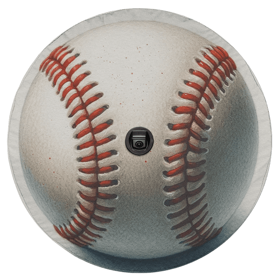 Lotusprinthandmade Baseball Print Spare Tire Cover Without Backup Camera Hole 6 Sizes