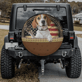 thumbnail image 1 of Lotusprinthandmade Beagle Dog Spare Tire Cover Without Backup Camera Hole 6 Sizes (35 in.), 1 of 7