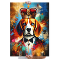 thumbnail image 1 of Lotusprinthandmade Beagle Love Dogs Good Dog Canvas 1.5in 12" x 8", 1 of 5