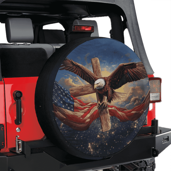 Lotusprinthandmade Beautiful Dragonfly Spare Tire Cover Without Backup Camera Hole