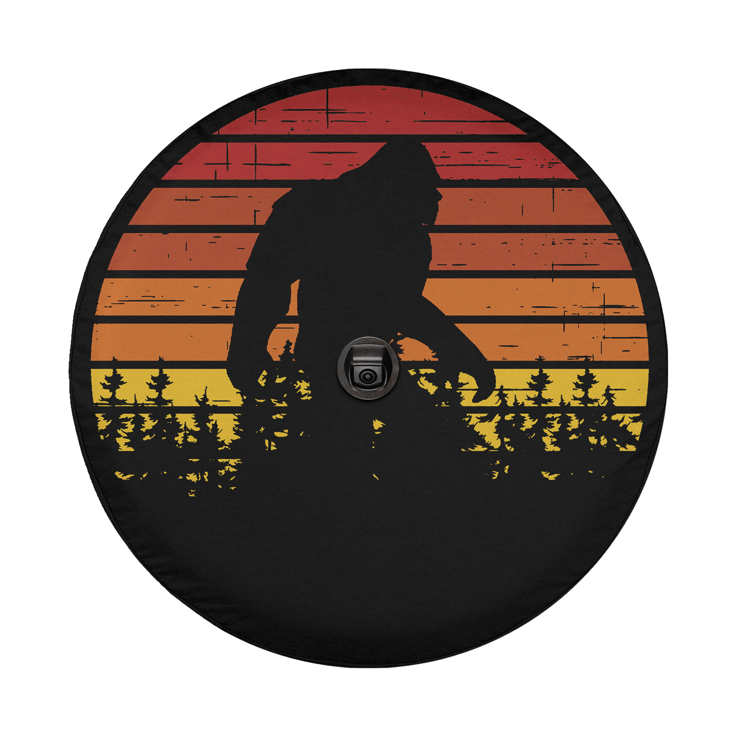 Bigfoot With Full Moon Spare Tire Cover - Custom Size With Backup Camera Option 6 thumbnail image