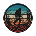 thumbnail image 1 of Lotusprinthandmade Bigfoot Vintage Spare Tire Cover With Backup Camera Hole 6 Sizes (32 in.), 1 of 6