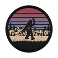 thumbnail image 1 of Lotusprinthandmade Bigfoot Vintage Spare Tire Cover With Backup Camera Hole 6 Sizes (32 in.), 1 of 7