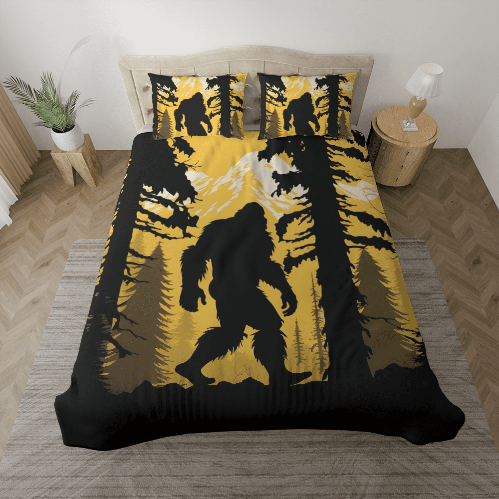 Bigfoot Tracks Duvet Cover Set NCU0DV362