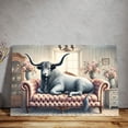 thumbnail image 1 of Lotusprinthandmade Cow On The Sofa Poster 24" x 36", Multicolor, 1 of 5