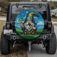 thumbnail image 1 of Lotusprinthandmade Cute Gnome Spare Tire Cover With Backup Camera Hole 6 Sizes (28 in.), 1 of 6