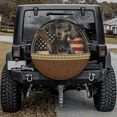 thumbnail image 1 of Lotusprinthandmade Dachshund Dog Spare Tire Cover With Backup Camera Hole 6 Sizes (32 in.), 1 of 7