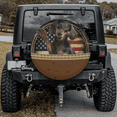 thumbnail image 1 of Lotusprinthandmade Dachshund Dog Spare Tire Cover Without Backup Camera Hole 6 Sizes (34 in.), 1 of 7