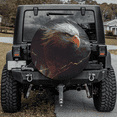 thumbnail image 1 of Lotusprinthandmade Eagle Graphic Spare Tire Cover Without Backup Camera Hole, 1 of 7