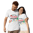 thumbnail image 1 of Lotusprinthandmade Our First Christmas Engaged 2024 White Classic Unisex T-Shirt 100% Cotton S-5XL (S), First Engaged Christmas Shirt, Holiday Engagement T-Shirt, 1 of 5