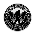 thumbnail image 1 of Lotusprinthandmade Funny Bigfoot Believe In You Spare Tire Cover Without Backup Camera Hole 6 Sizes (31 in.), 1 of 7