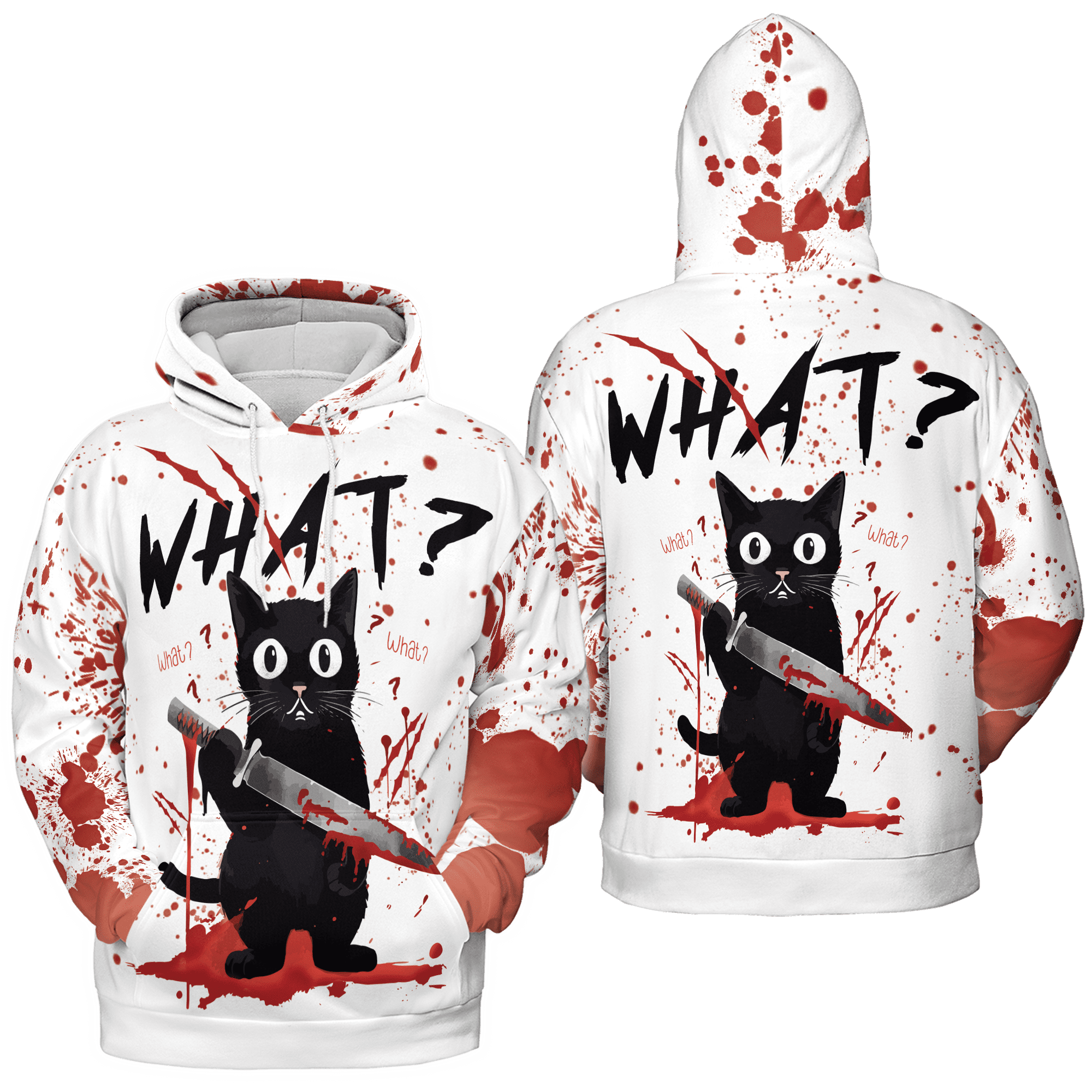 Cyberpunk Cat ears black & toxic green punk emo zip up
