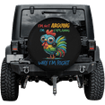 thumbnail image 1 of Lotusprinthandmade Funny Chicken Not Arguing Spare Tire Cover With Backup Camera Hole 6 Sizes (31 in.), 1 of 7
