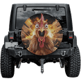 thumbnail image 1 of Lotusprinthandmade Funny Chicken Theme Spare Tire Cover With Backup Camera Hole 6 Sizes (34 in. V2), 1 of 7