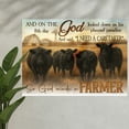 thumbnail image 1 of Lotusprinthandmade Funny Cow with Faith Poster 24" x 24", Inspirational Cow Artwork, 1 of 5