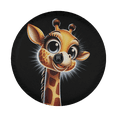 thumbnail image 1 of Lotusprinthandmade Funny Giraffe Spare Tire Cover With Backup Camera Hole 6 Sizes, 1 of 7